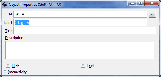 Screengrab of the Inkscape Object Properties Dialog