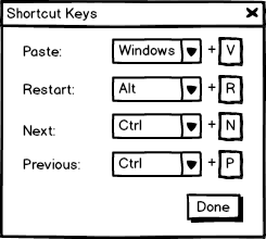shortcuts